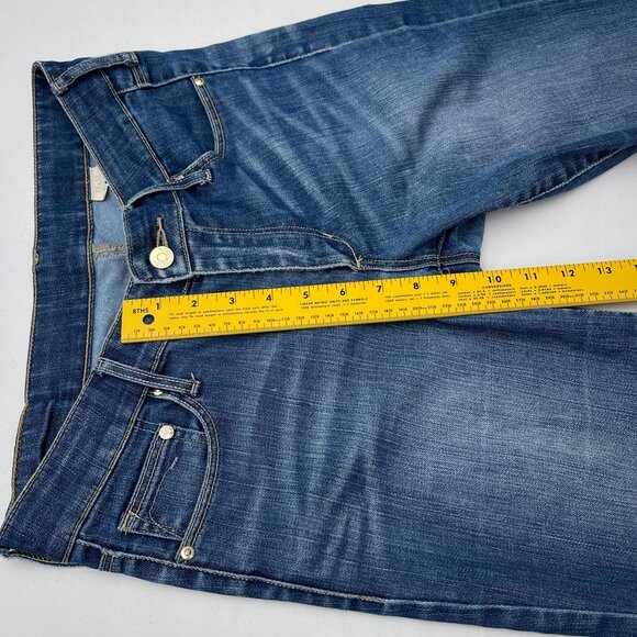 H&M Womens Mid-Rise Bootcut Leg Denim Jeans Blue Medium Wash Size 28x32 - Picture 11 of 14